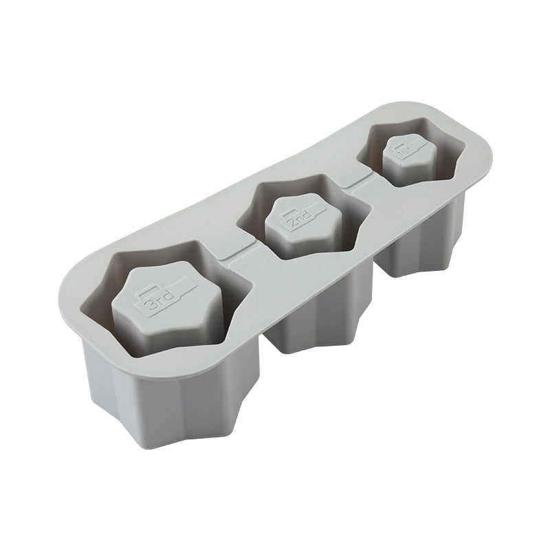 Silicone Easily Removable Mold Ice-making Polygon Ice Tray