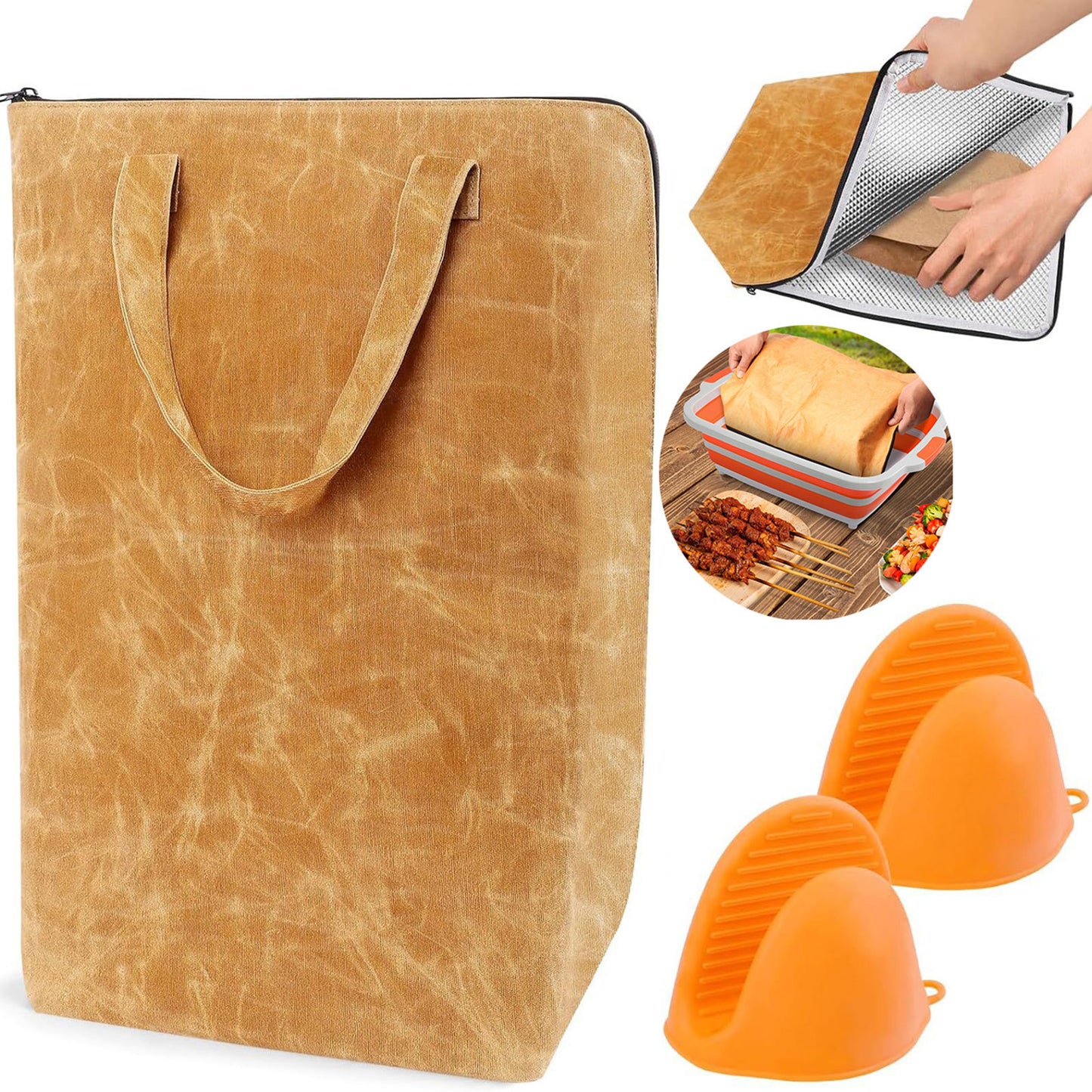 BBQ Barbecue Bag Foldable Lightweight Barbecue Bag