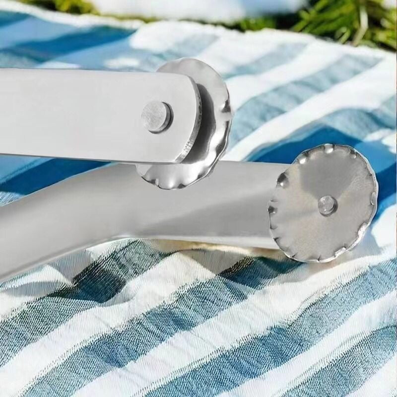 Stainless Steel Barbecue Clamp Barbecue Clip Multi-functional Lengthened Anti-scald