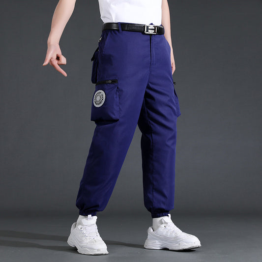 Men's Fashionable Outdoor High Temperature Refrigeration Heatstroke-proof Cooling Overalls With Fan