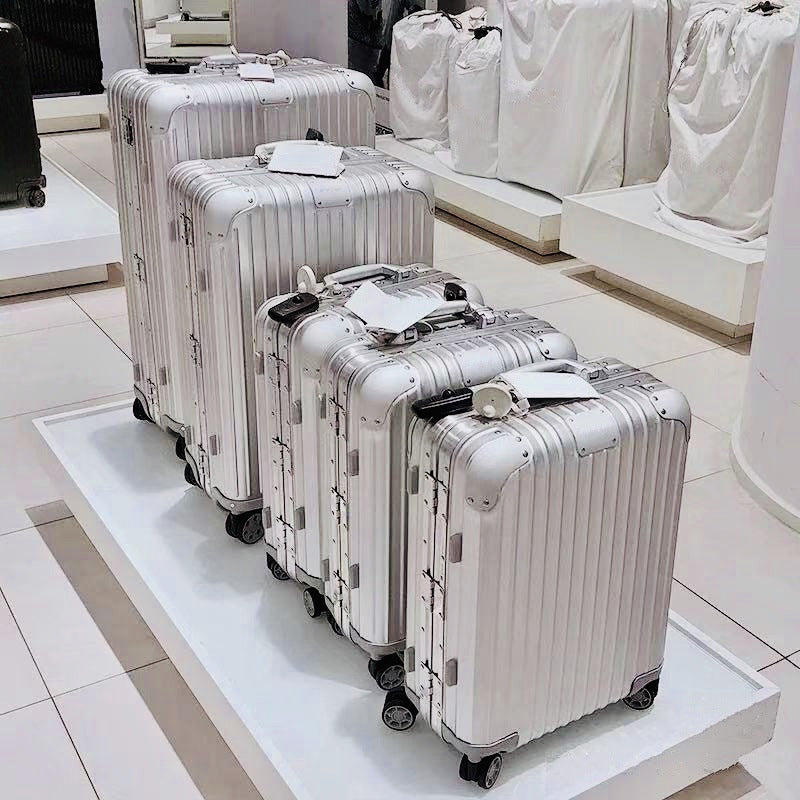 Aluminum Magnesium Alloy Luggage Large Capacity Trolley Case