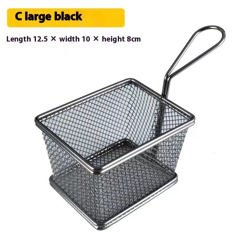 304 Stainless Steel Chips Basket Mini Frying Basket