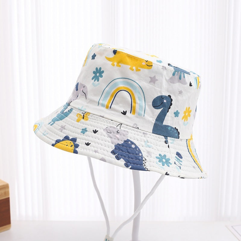 Children's Thin Cute Printed Sunscreen Sun Hat