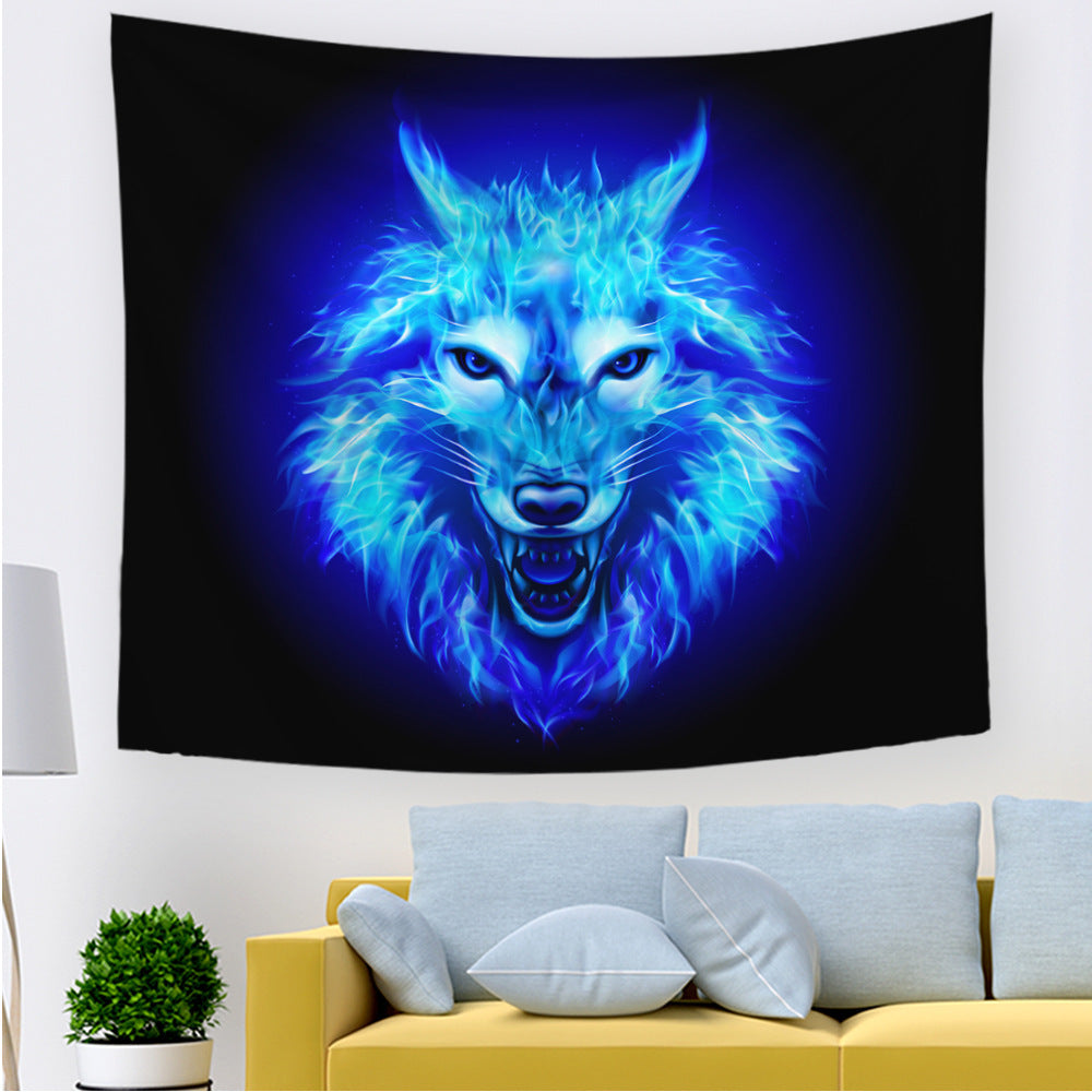 Hot Sale Decorative Cloth Cool Lion Tapestry