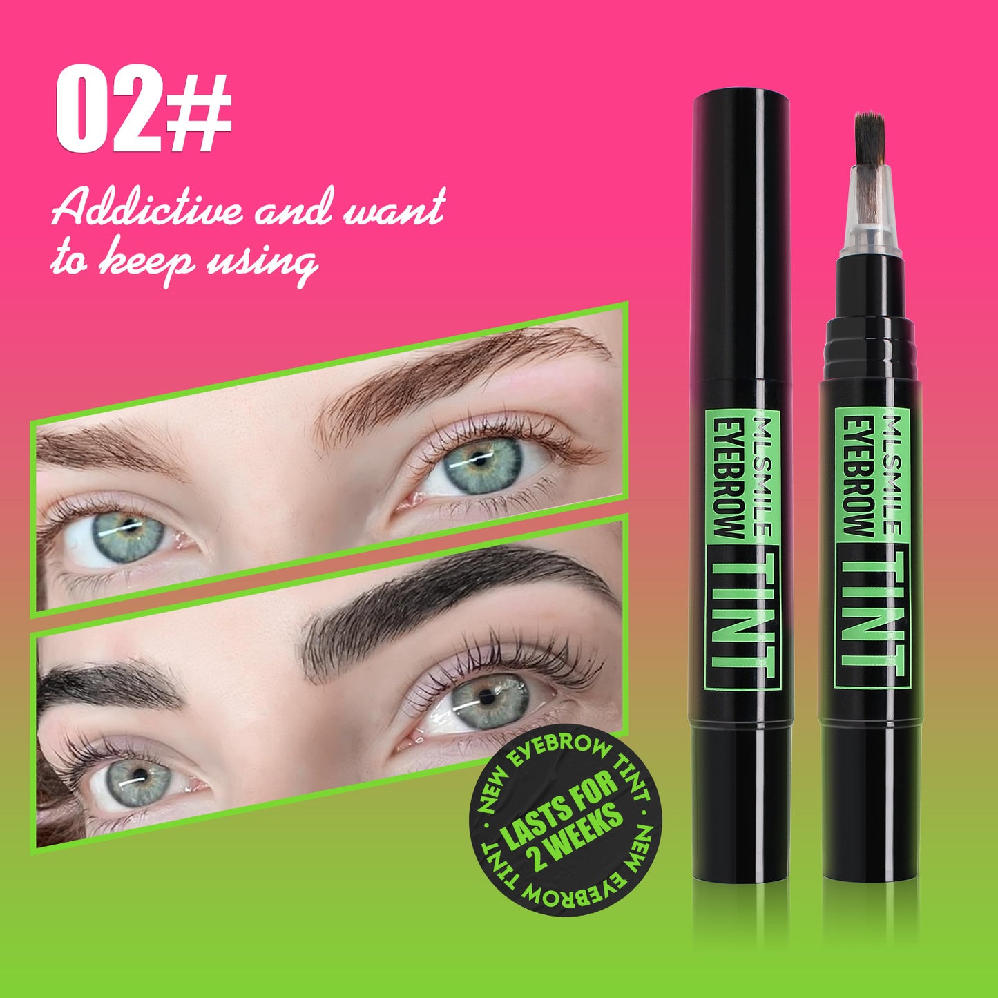 Makeup Eyebrow Tint Waterproof Not Smudge With Eyebrow Stencil