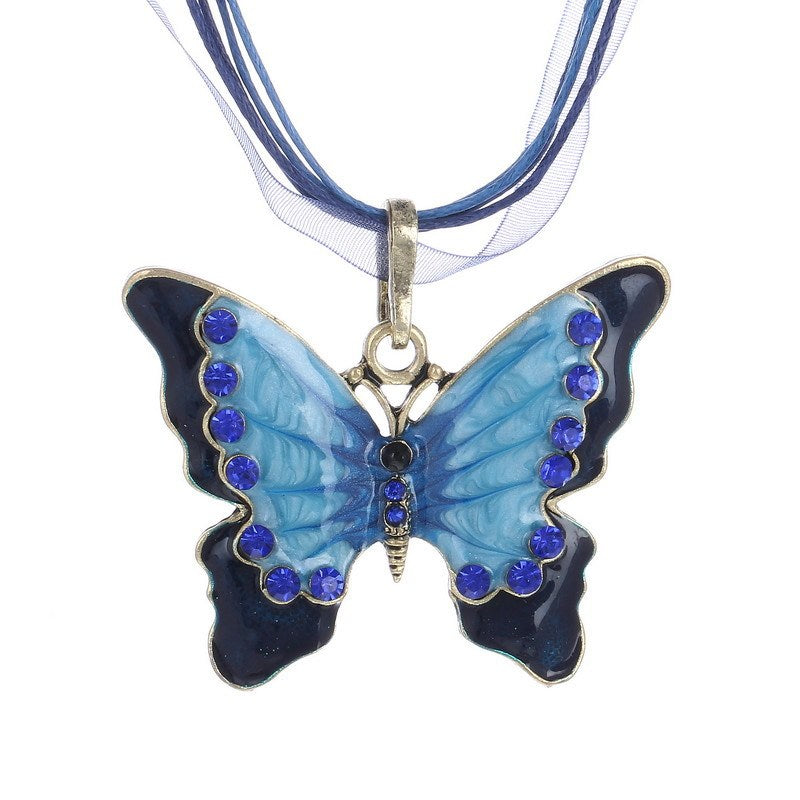 Hot Sale Ethnic Style Butterfly Alloy Necklace