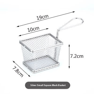 304 Stainless Steel Chips Basket Mini Frying Basket