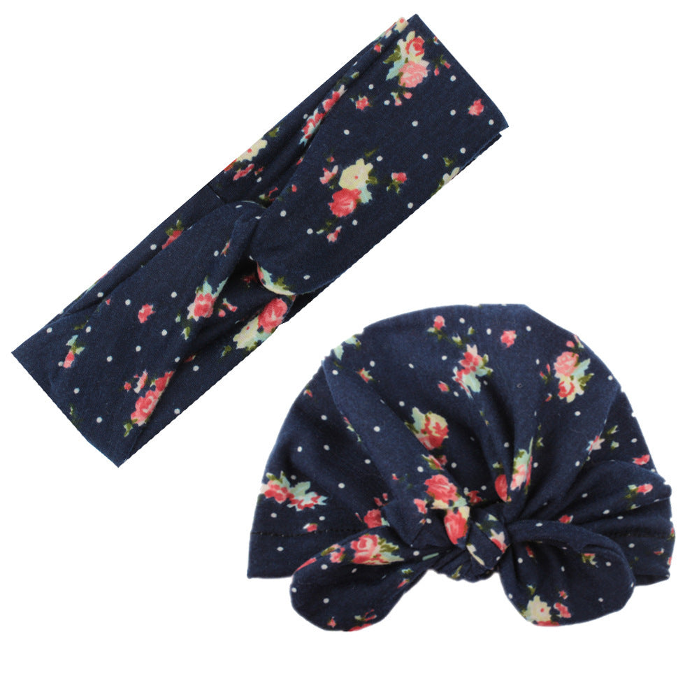 Women's Printed Cross Hair Band