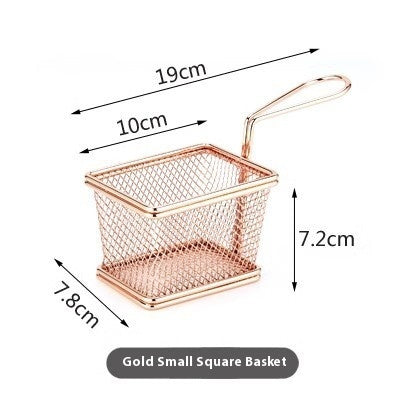 304 Stainless Steel Chips Basket Mini Frying Basket