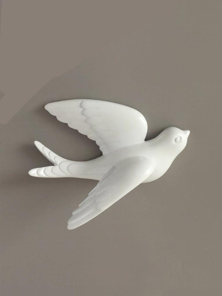 Small Bird Wall Decoration Waterproof Moisture-proof Background Wall Hanging Decoration Non-punching 3d Animal Three-dimensional Wall Paste