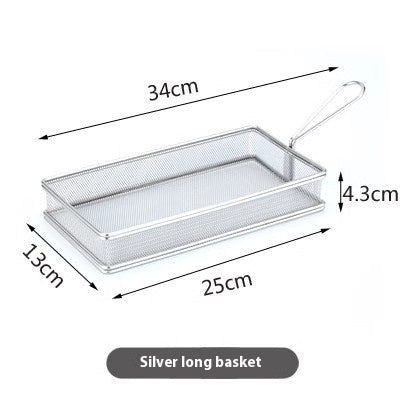 304 Stainless Steel Chips Basket Mini Frying Basket