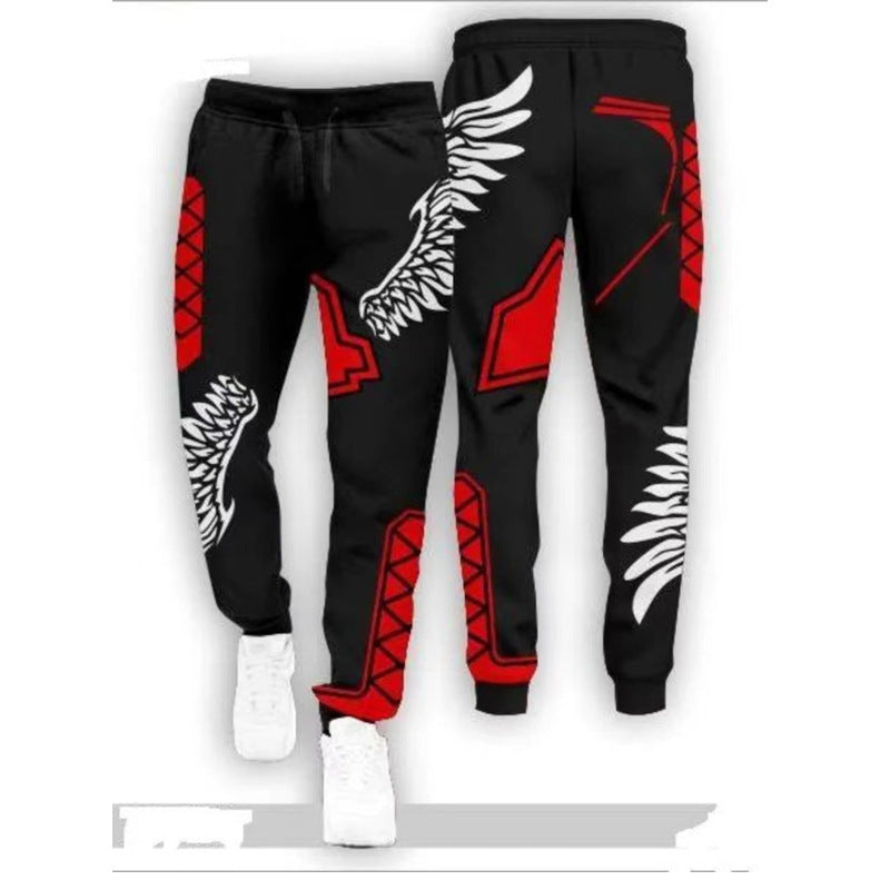 3D Digital Printing Men's Casual Viking Trousers