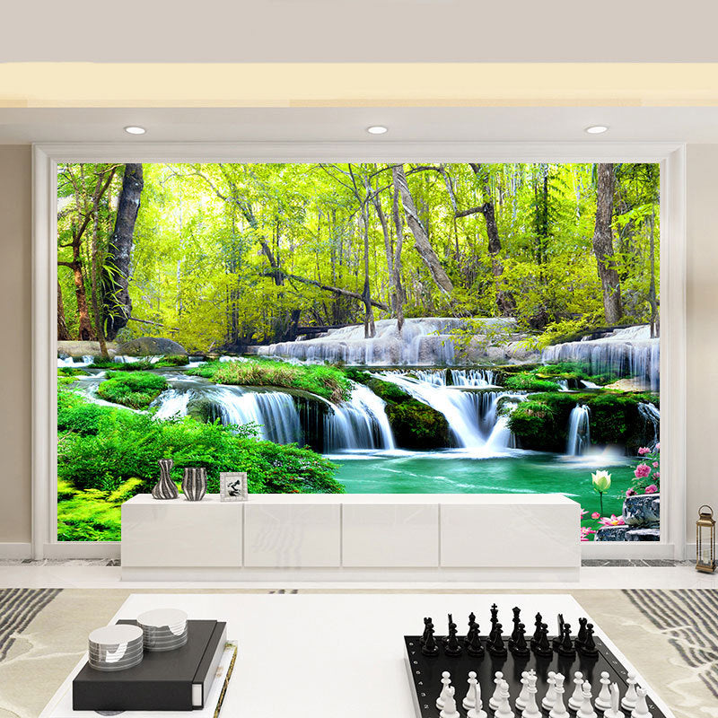 Self-adhesive Wallpaper For Living Room 3D TV Backdrop