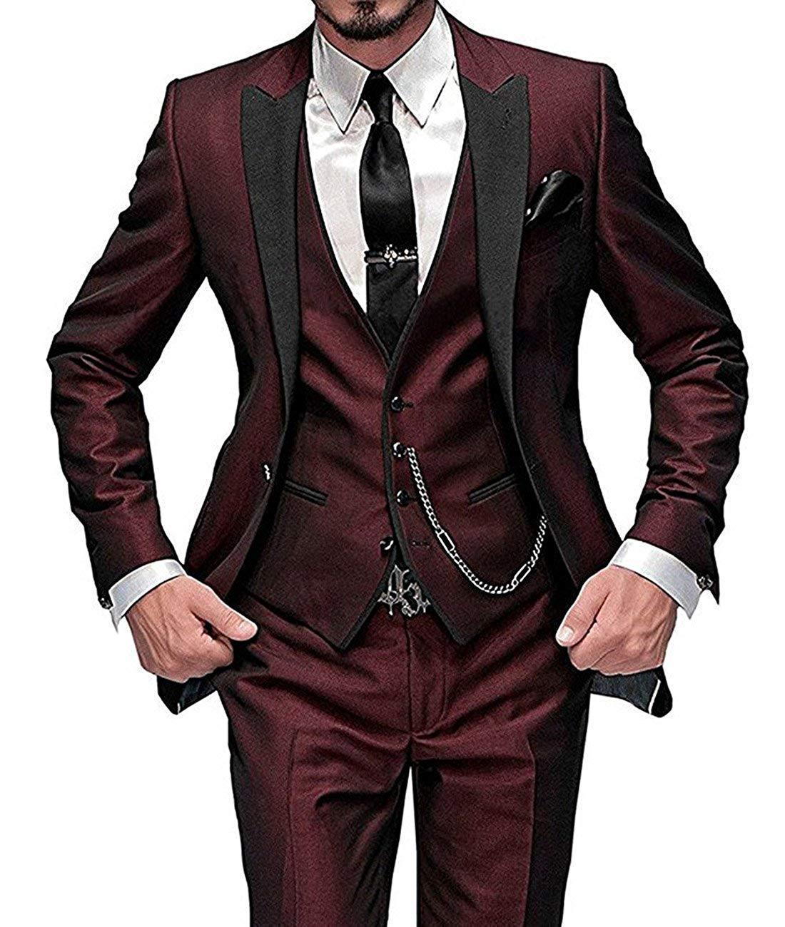 Men's Three-piece Suit Bridegroom Best Wedding Suit