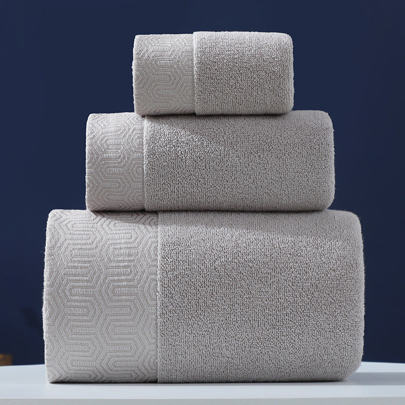 Pure Cotton Towels Three-piece With Hand Bath Towel Class