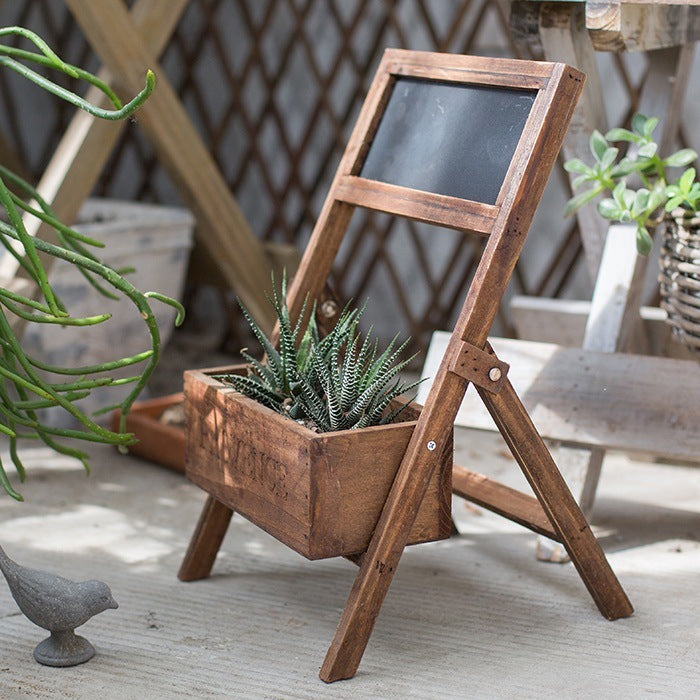 Garden Decorations Solid Wood Flower Box