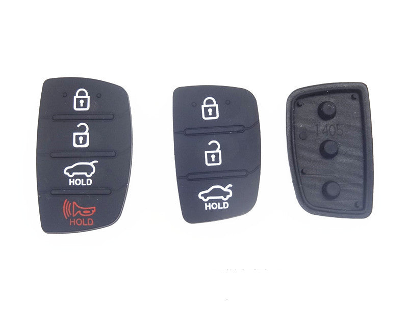 New Hot Sale Car Key Leather Silicone Button