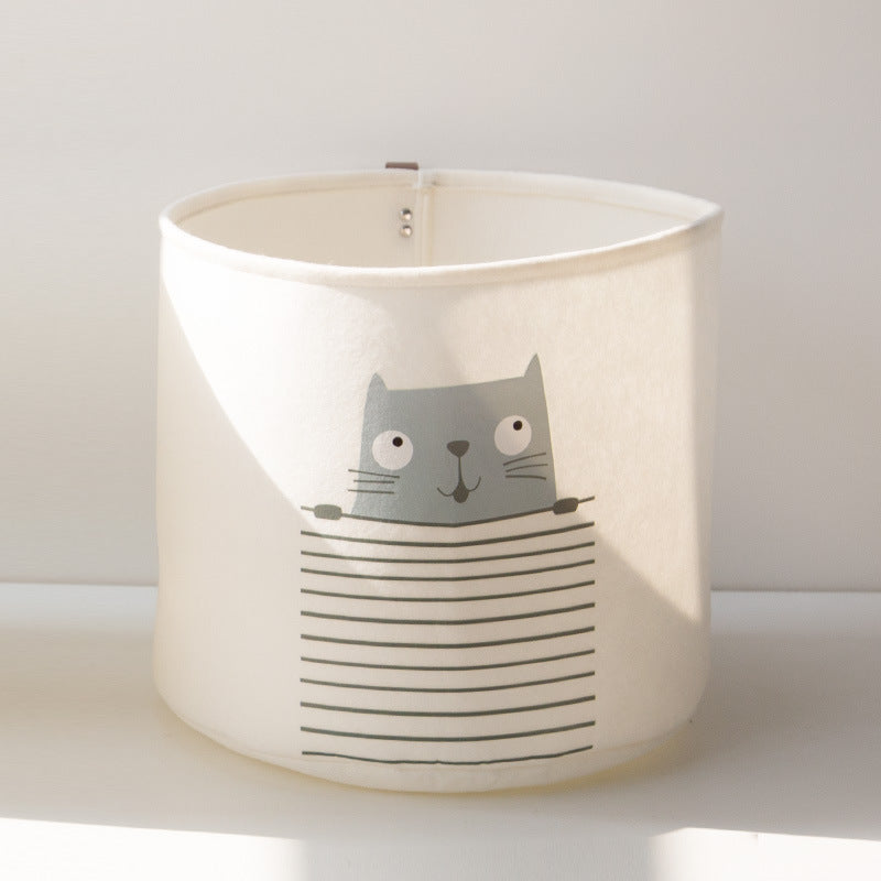 Storage Bucket Felt Storage Large Capacity Toy Storage Basket