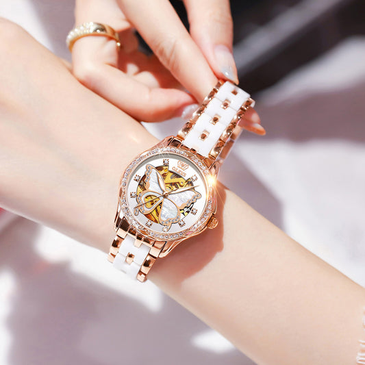 Women's Automatic Mechanical Watch Gift Box Set