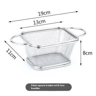 304 Stainless Steel Chips Basket Mini Frying Basket