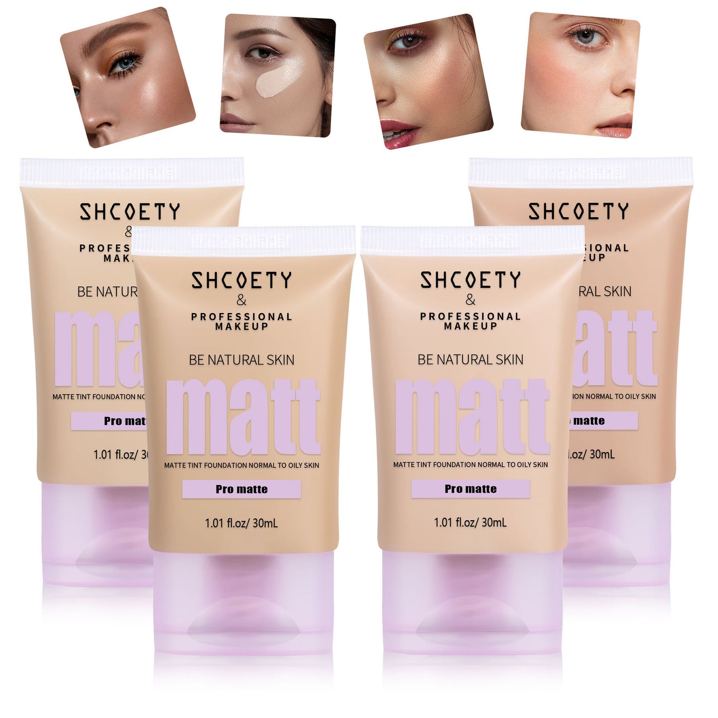 4 Colors Longwear Foundation Concealer Natural Brightening Skin Color BB Cream