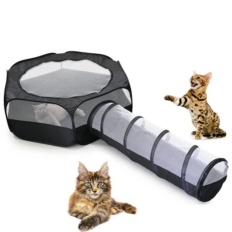 Pet Cat Removable Foldable Comfortable Touch Multifunctional Not Taking Up Space Cat Tunnel Not Stained With Hair Cat Supplies