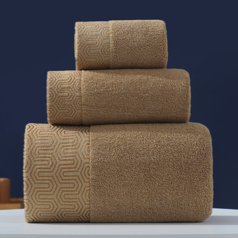 Pure Cotton Towels Three-piece With Hand Bath Towel Class