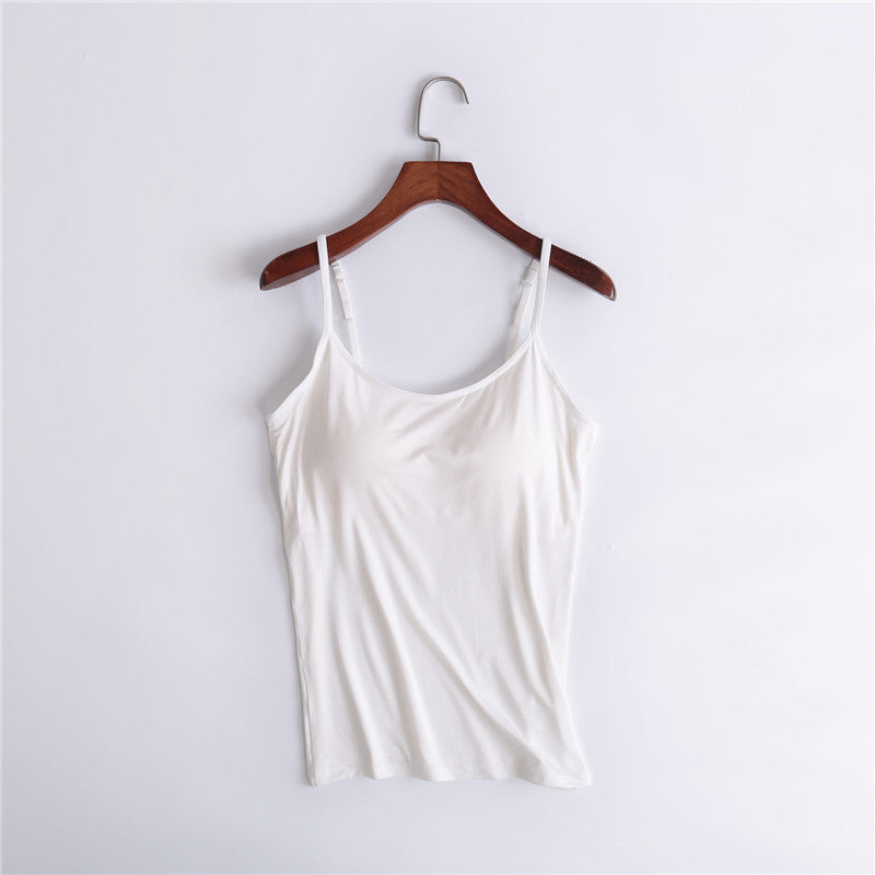 Women's Camisole With Chest Pads Without Wire Cups