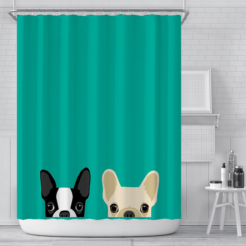 Waterproof Polyester Bathroom Curtain Shower Curtain