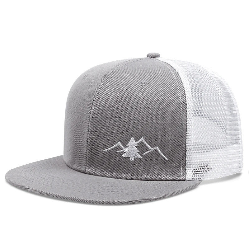 New Outdoor Trucker Embroidered Baseball Cap Men