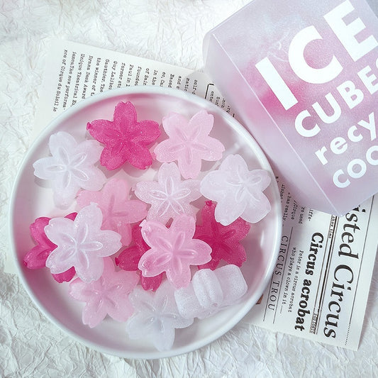 Cooling Iced Cherry Blossoms Can Be Recycled Ice Cubes Ice Maker