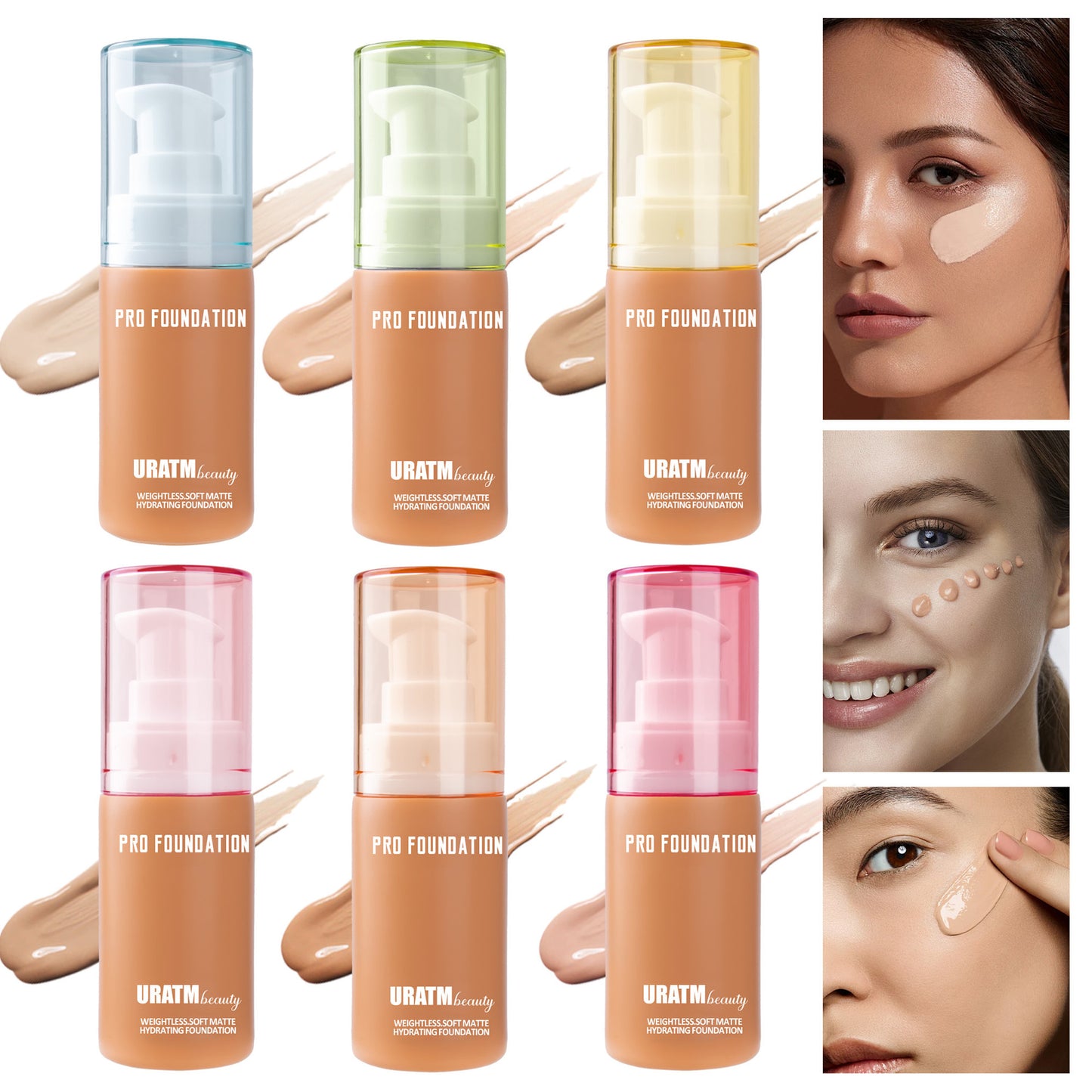 Makeup Liquid Foundation Matte Concealer Long Lasting Smear-proof Makeup