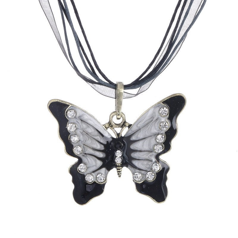 Hot Sale Ethnic Style Butterfly Alloy Necklace