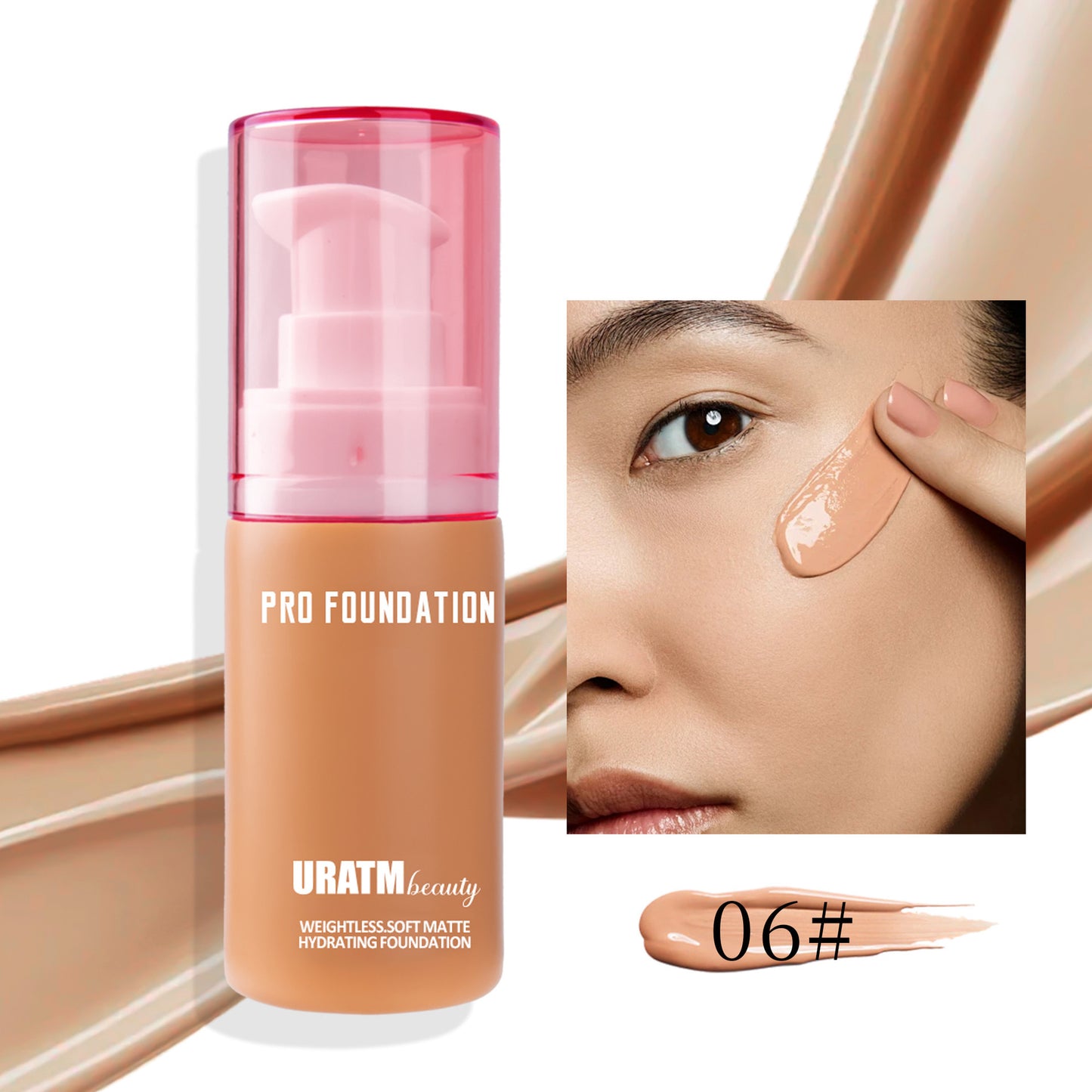 Makeup Liquid Foundation Matte Concealer Long Lasting Smear-proof Makeup